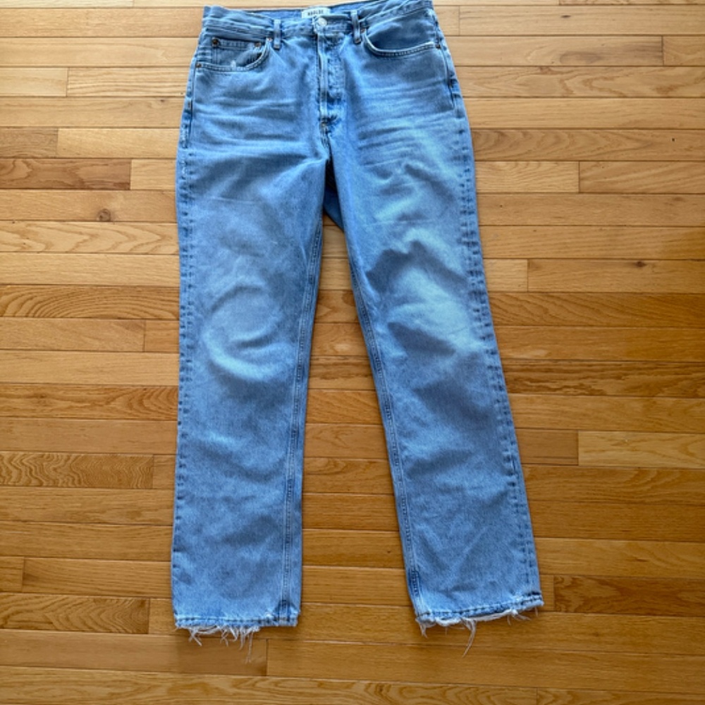 AGOLDE Lana Mid Rise Straight Jeans | Size 28
